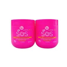 Kit 2 máscaras de reconstrução SOS anti emborrachamento 500g cada