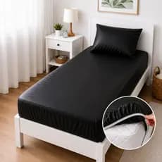 Capa Protetora 100% Impermeável Silenciosa Solteiro Antialérgica Antiácaro Cama Box Envio Imediato 4 Cores