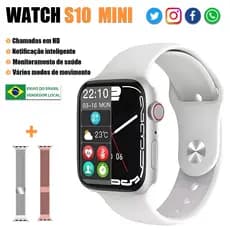 Lançamento Relógio Inteligente Compacto com Chamada Bluetooth, Calculadora, Recarga sem Fio e Pressão Arterial