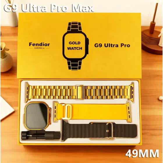 2026 G9 Ultra Pro Duro Relógio Inteligente Fio Smartwatch Chamada Bluetooth Para Mulheres E Homens Esportes