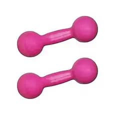 Halter emborrachado 1 kilo Rosa Treine Em Casa