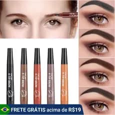 Caneta De Sobrancelha Microblading/Tatuagem De Maquiagem De 4 Cores/Lápis
