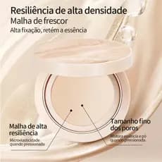 Base De Maquiagem Hidratante Suave Corretivo Creme Almofada Nutritiva Um Pó BB