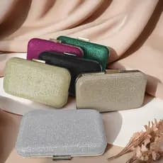 Bolsa clutch festa Casament Com Brilho De Festine Carteira Glitter W168-18
