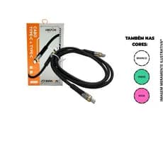 Cabo De Dados E Carga Tipo C X Tipo C 100W (OR-CO34/CC) - 1M