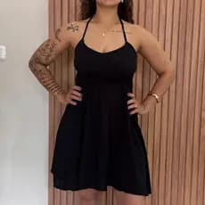 Vestido Feminino Alça Soltinho Curto — Leve, Fresco e Confortável para Dia a Dia, Praia e Verão