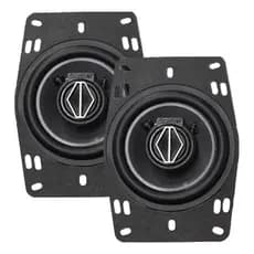 Par Alto Falante Bomber 4 Polegadas BBR TOP 120W RMS (60W Cada) 4 Ohms Triaxial  Som Automotivo