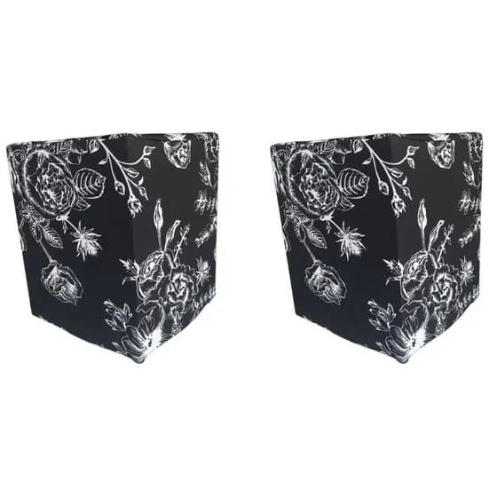 Kit c/ 02 Capas Puff Estampadas 35cmx45cm Malha Gel - Várias Estampas