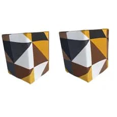02 Capas Estampadas Para Puff Quarto e Sala - 35cmx45cm