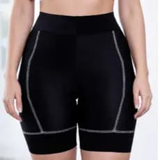 Bermuda Ciclismo Feminina  Forro Espuma Densidade D80 c/ bolos laterais Proteção UV
