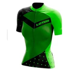 Camisa de ciclismo Slim roupa para ciclistas Feminina Pedal tam. P Verde