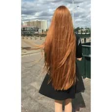 Aplique Tic Tac Para Mega Hair Em Fibra Orgânica Cor Ruivo LISO - Melhor precos