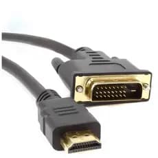 Cabo adaptador HDMI para DVI D de 1,8 m -  Adaptador HDMI para DVI ou DVI para HDMI para monitor do seu computador