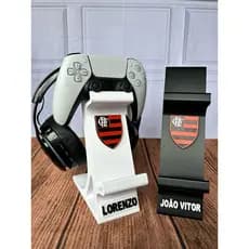 suporte de controle em 3D - Suporte de controle e fone personalizado em 3D-controle