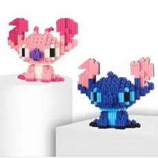 Micro Bloco de Construção 3D Brinquedo de Montar 750 Peças Mini Tijolos Lilo e Stiti