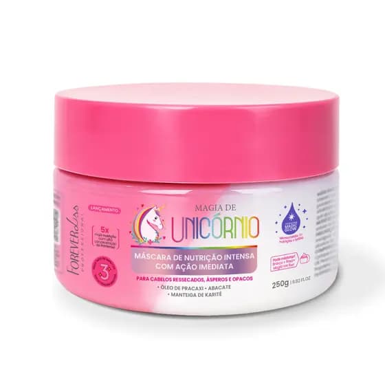 Máscara de Nutrição Magia de Unicórnio Forever Liss 250g