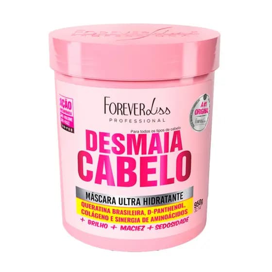 Máscara Ultra Hidratante Desmaia Cabelo Forever Liss 950g