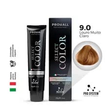 ProHall Coloração Permanente P/ Cabelo Louro Muito Claro 9.0