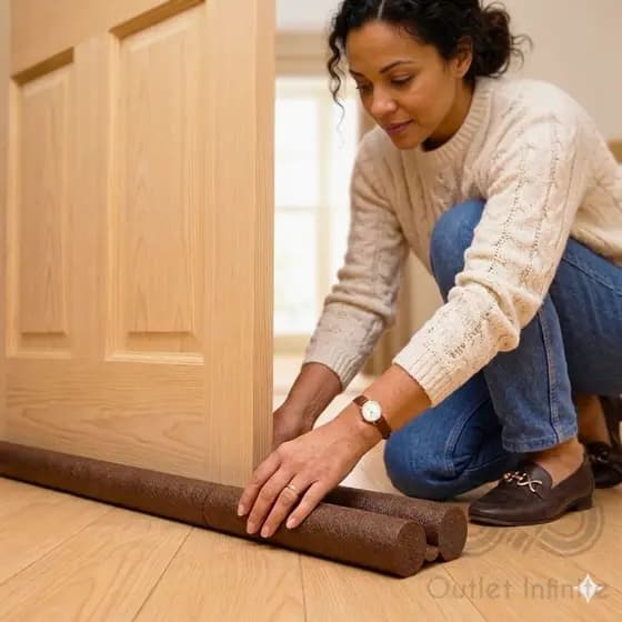 Vedação De Porta Bordas Duplo Para Não Entra Bicho Vedapó 80cm