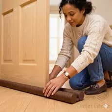 Vedação De Porta Bordas Duplo Para Não Entra Bicho Vedapó 80cm