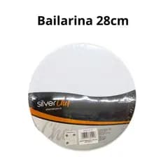 Bailarina giratória confeitaria bolo 28cm