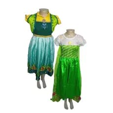 fantasia vestido verde princesa 11-14 anos
