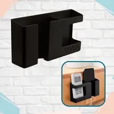 Suporte de Parede 2 em 1 Multifuncional – Autoadesivo para Celular e Controle - 1/2 Peças