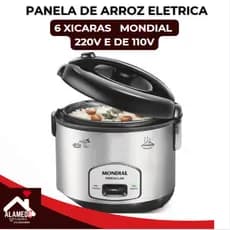 Panela Elétrica de Arroz Mondial Inox 500W 6 Xícaras  - Praticidade e Sabor na Sua Cozinha