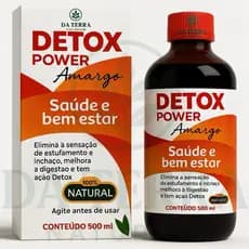 Detox Power Amargo 500ml – Saúde, Bem-Estar e Ação Natural Digestiva