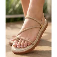 Sandalia Feminina Flat From Lançamento super macia e  na moda