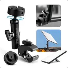 Suporte Antena articulado 360º Starlink Mini Residencial Motor Home Articulado Preto Prático