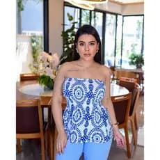 Blusa Alice verão floral
