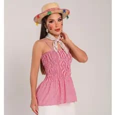 Blusa Alice Listrada Com Alça