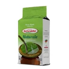 Erva Mate Schneider Naturale Nativa Chimarrão Sem Açucar 1kg Embalada Vácuo