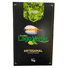 Erva Mate Chimarrão Lago Verde Artesanal Cancheada Vácuo 1kg