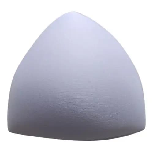1 Par Bojo Triângulo Liso Primeira Linha Branco Confecção Bojo para Confecção Para Biquíni Barato Moda Praia