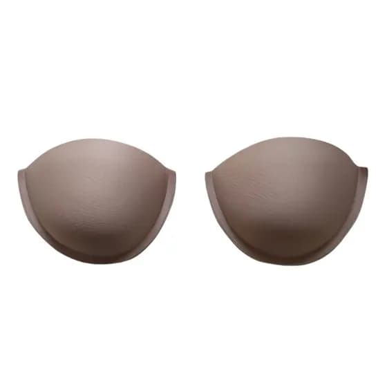 1 Par de Bojo Espuma Forrado Meia Taça Meia Lua Plus Size Tamanho Grande Bojos Para Confecção Sutiã Top Premium