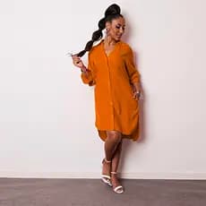 Vestido Chemisie Feminino Despojado Camisão Viscose 8108