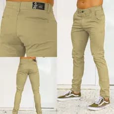Calça Chino Sarja Masculino Elegante E Confortável 448