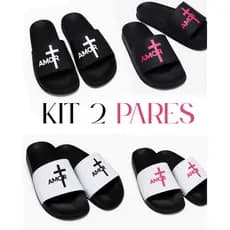 Kit Feminino Chinelo Slide + outro + moda verão | Conforto e Estilo | Envio Imediato
