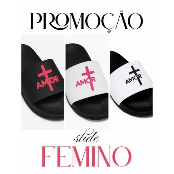Chinelo slide feminino rosa e preto calce fácil envio imediato caminhada dia a dia