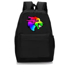 Mochila Grande Escolar Mr Beast Resistente Bolso Lateral Promoção