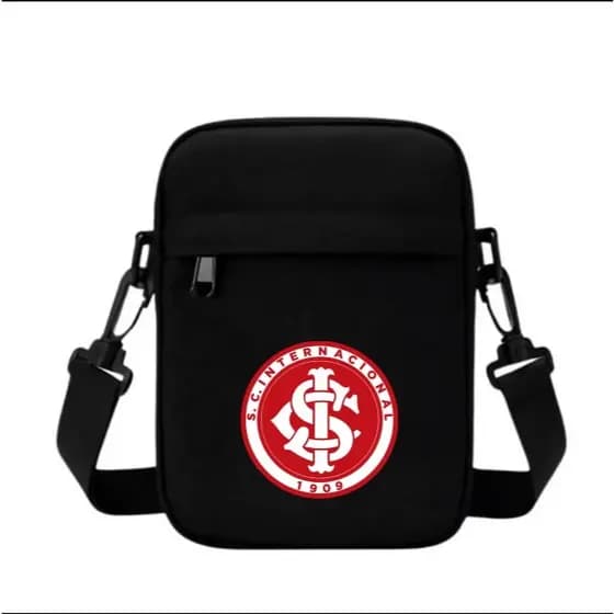 Shoulder Mini Bag Times Nécessaire Transversal Lado Bolsinha de Ombro Masculino e Feminino Unissex