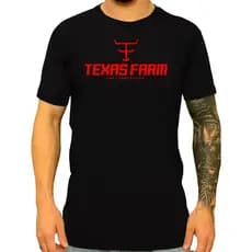 Camisa Texas Farm Estados Unidos Camiseta Moda Country Rodeio Unissex 100% Algodão Premium