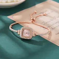 Relógio De Moda Diamante FashionAdjustment Pulseira Quartzo Feminino