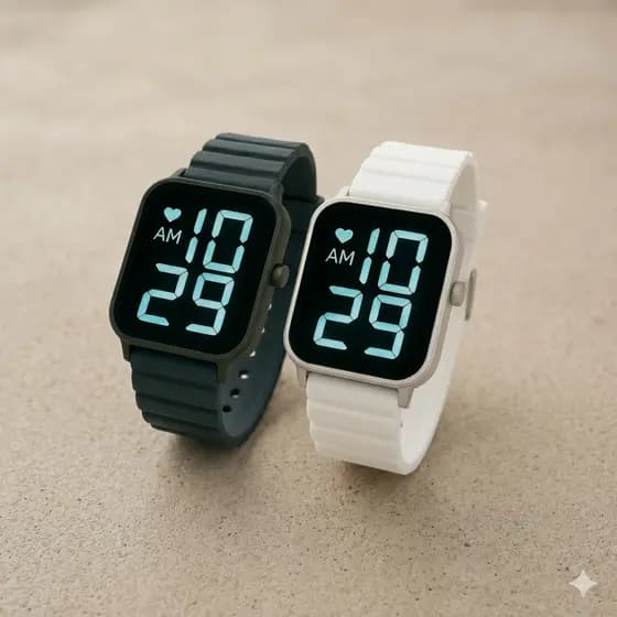 Relógios Led Digital Unissex Esporte Masculino e Feminino Simples Marca Data e Hora