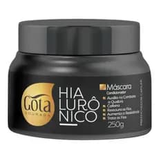 Máscara Capilar Hialurônico Hidratação Profunda 250 Gr - Gota Dourada