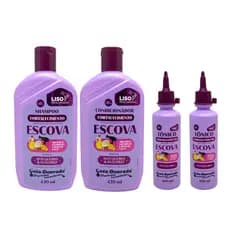 Kit Shampoo Condicionador 2 Tônicos Capilar Legitimo Extraordinário Gota Dourada