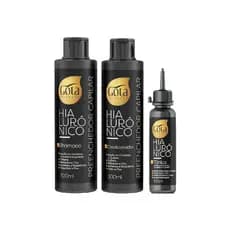 Kit Shampoo Condicionador Tonico 100ml Hialuronico Preenchedor