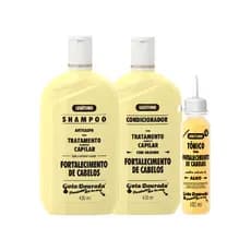 Kit Shampoo Condicionador Tonico Fortalecimento Original